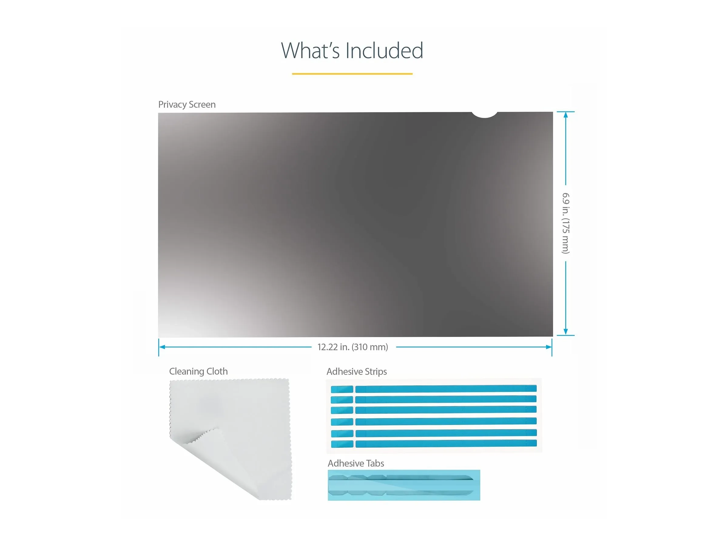 StarTech.com Écran de Confidentialité PC 14"