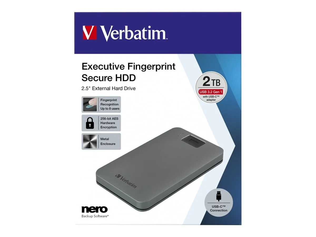 Verbatim Executive Fingerprint Secure