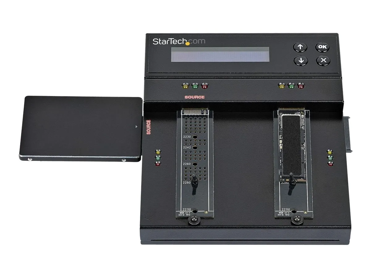 StarTech.com Duplicateur et Nettoyeur Disque M.2 SATA & M.2 NVMe