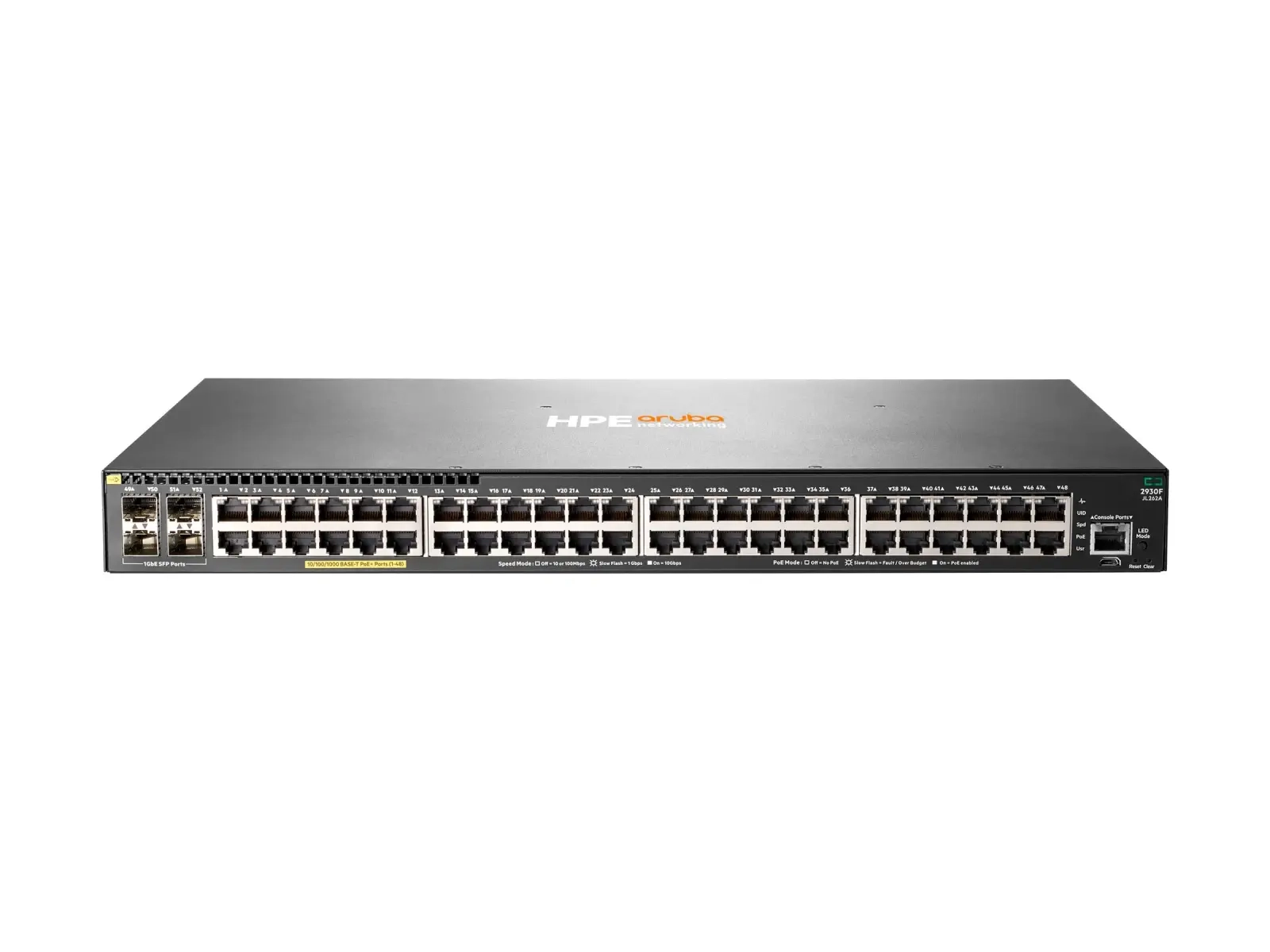HPE Aruba 2930F 48G PoE+ 4SFP