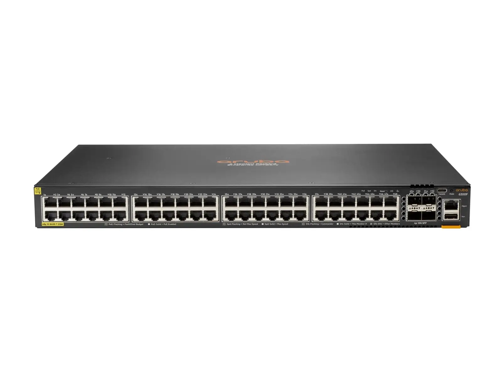 HPE Aruba Networking CX 6200F 48G 4SFP Switch