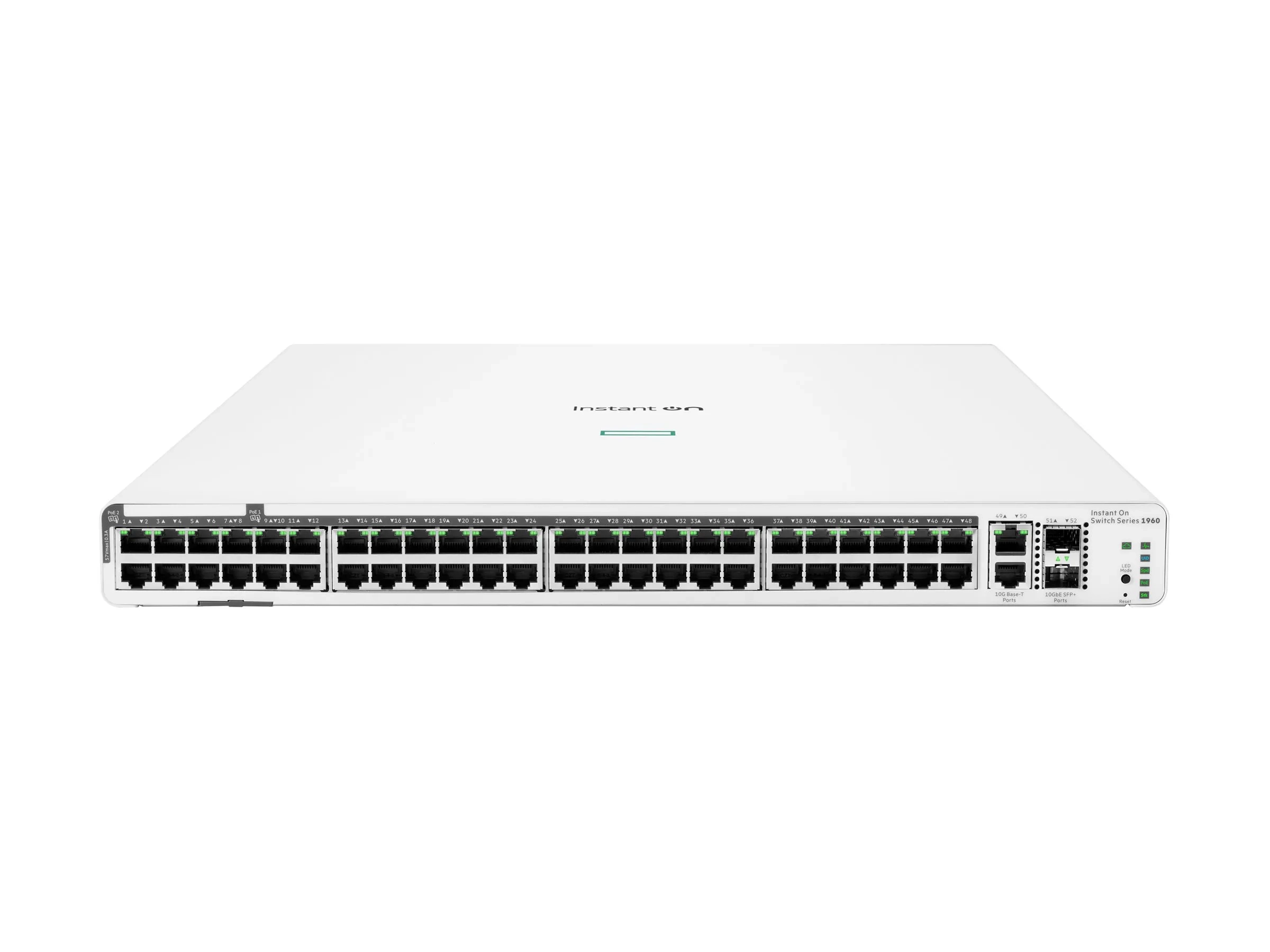 HPE Networking Instant On 1960 48G 40p Class4 8p Class6 PoE 2XGT 2SFP+ 600W Switch