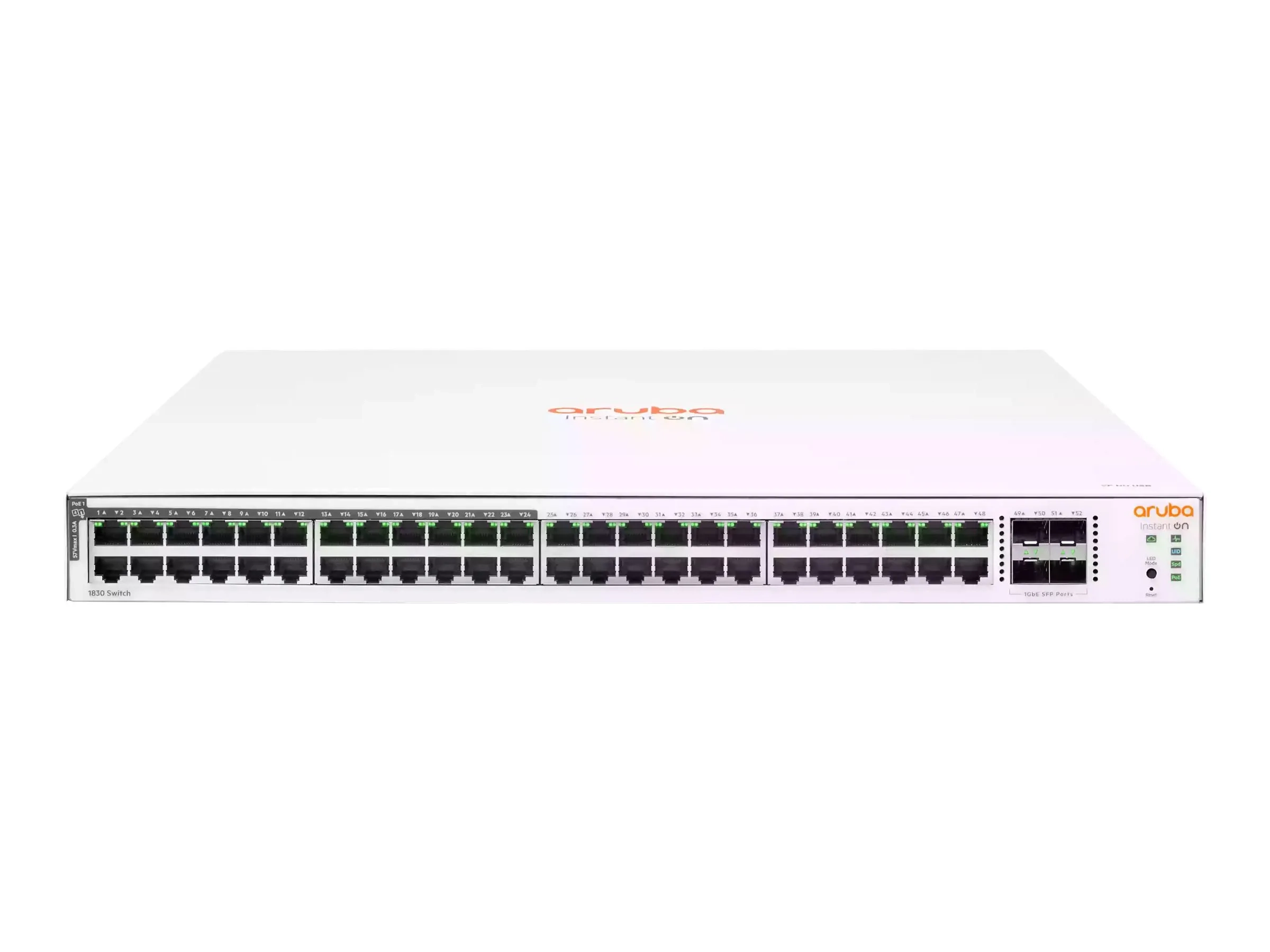 HPE Networking Instant On 1830 48G 24p Class4 PoE 4SFP 370W Switch