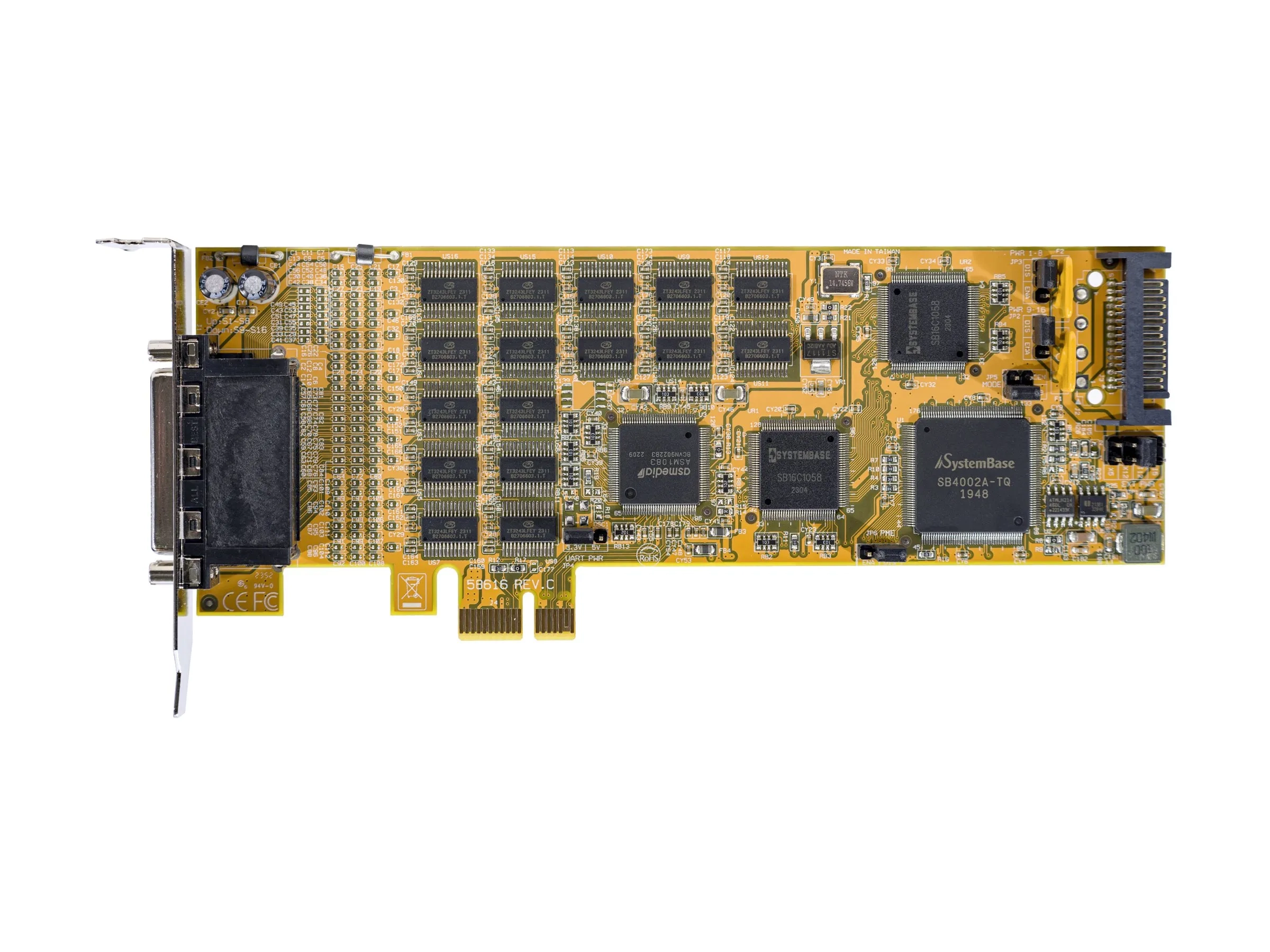StarTech.com Carte PCI Express à 16 ports série DB9 RS232