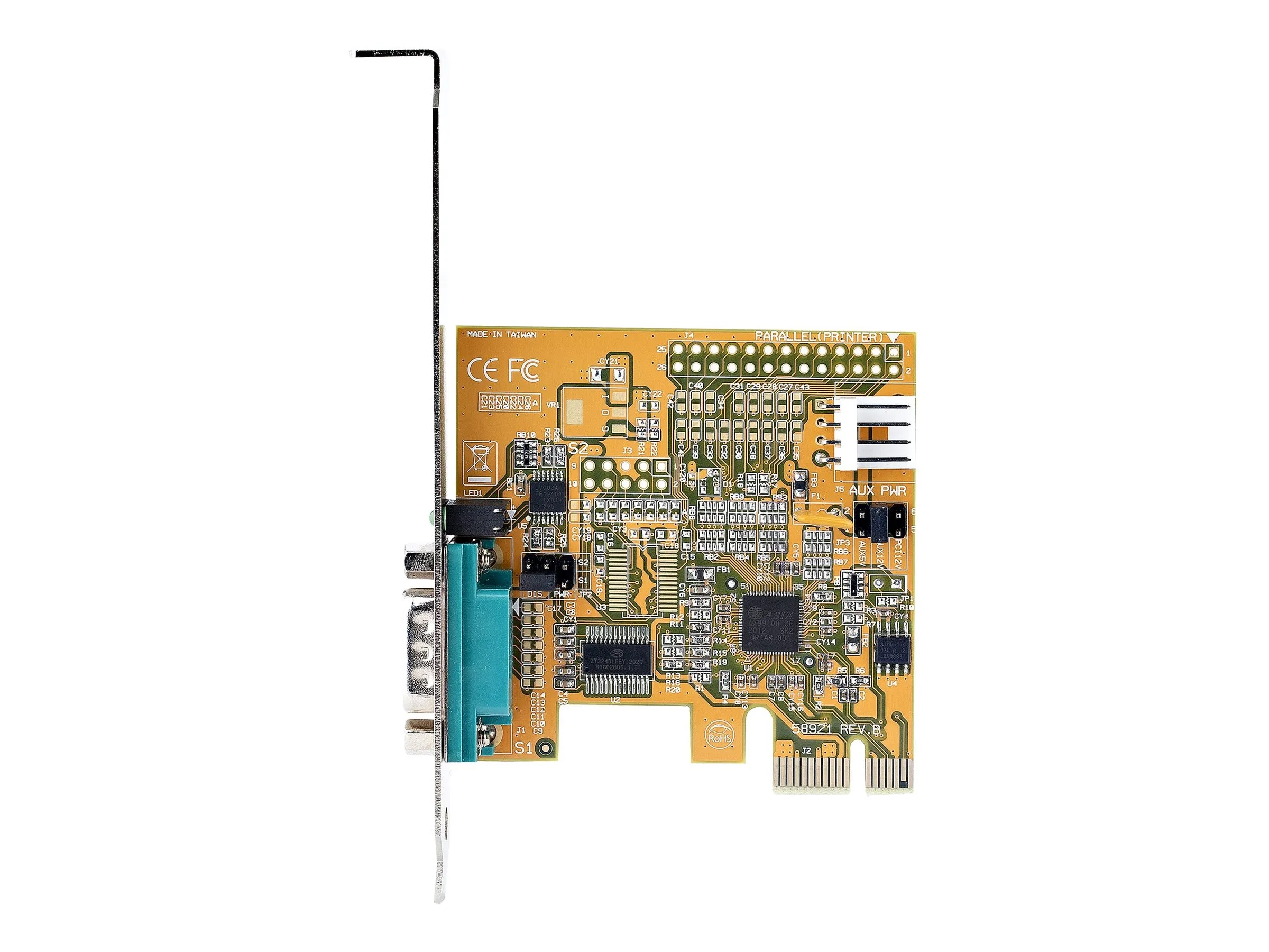 StarTech.com Carte Série PCI Express, Carte d'Extension PCIe à RS232/DB9