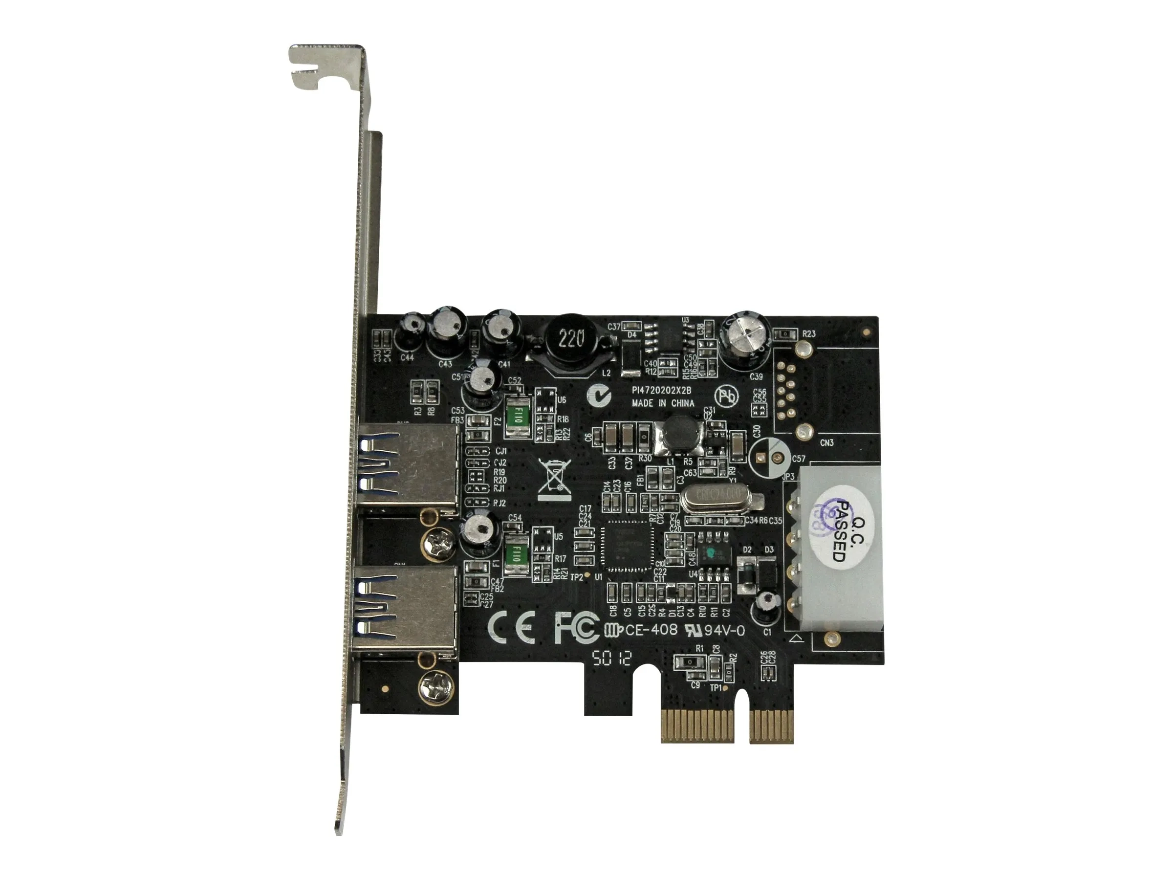 StarTech.com Carte Contrôleur PCI Express 2 Ports USB 3.0 SuperSpeed avec UASP