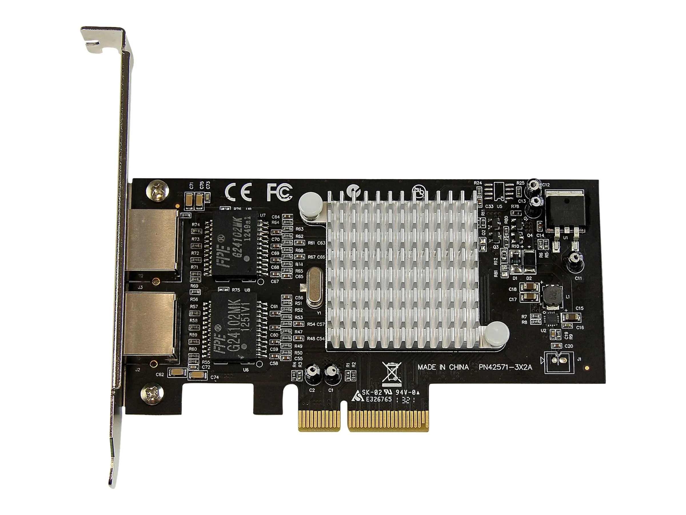 StarTech.com Carte Réseau PCIe x2 RJ45