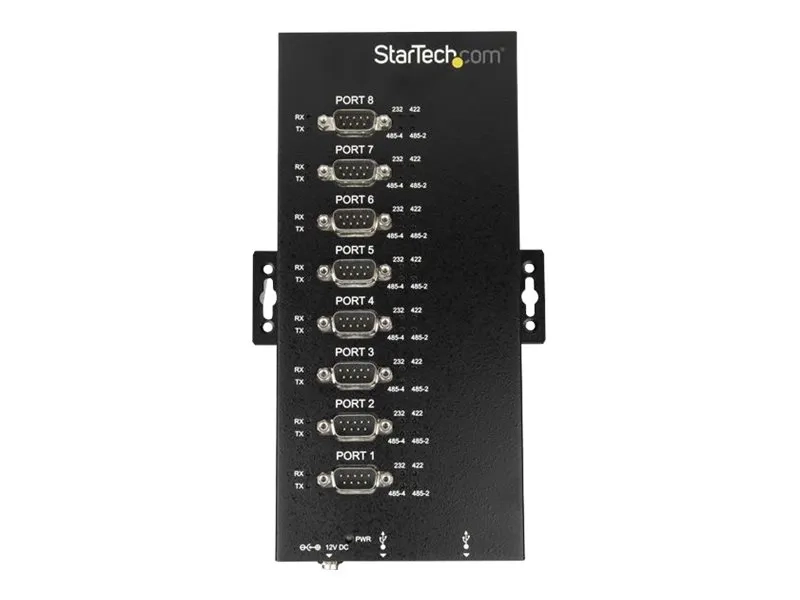 StarTech.com Hub industriel USB vers série RS232 / RS422 / RS485 à 8 ports avec protection électrostatique (ESD) 15 kV
