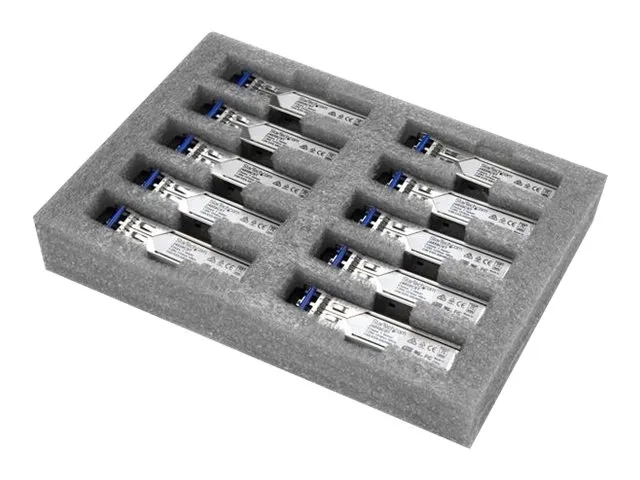 StarTech.com Paquet de 10 modules de transceiver SFP+ à fibre optique GbE