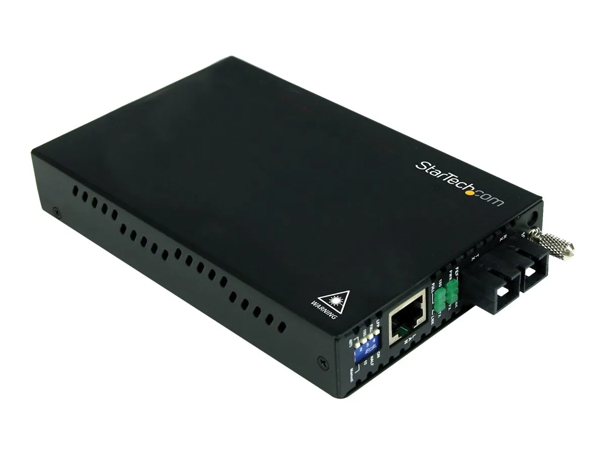 StarTech.com Convertisseur Ethernet sur fibre optique monomode SC