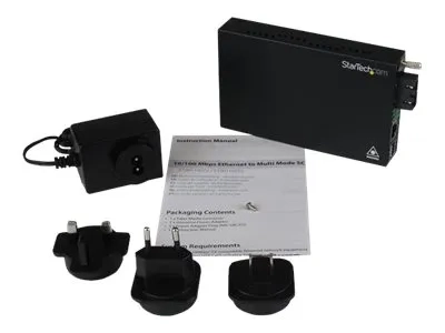 StarTech.com Convertisseur Ethernet sur fibre optique multimode SC