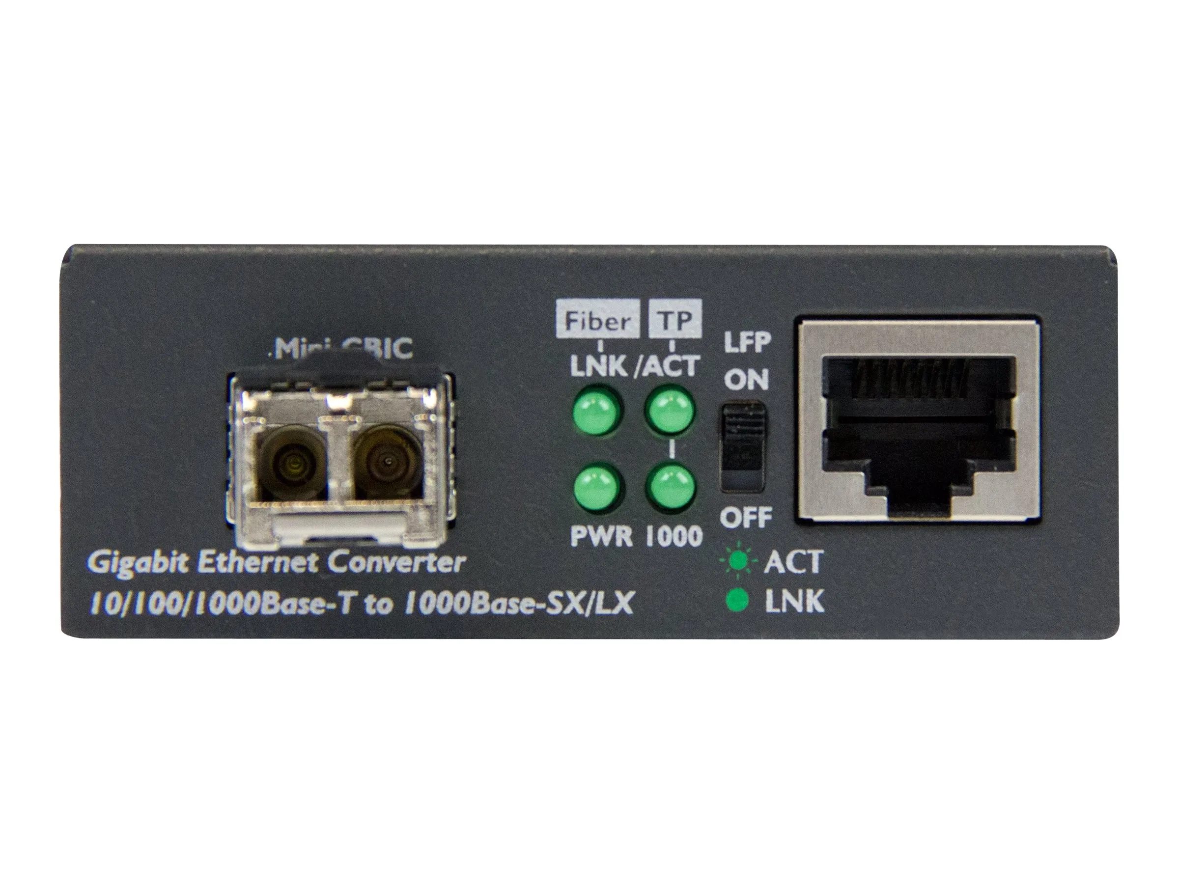 StarTech.com Convertisseur de média Gigabit Ethernet fibre optique multimode compact avec SFP