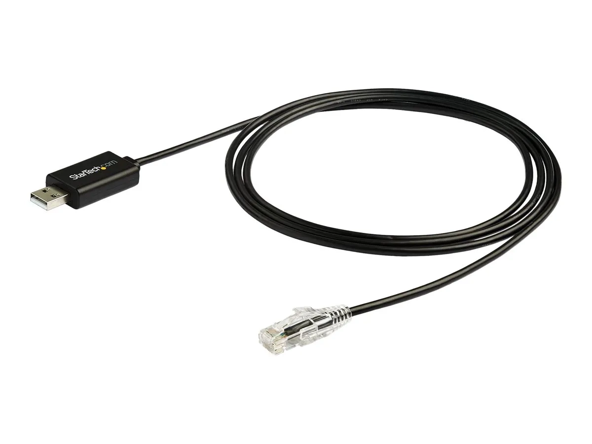 StarTech.com Câble console Cisco USB vers RJ45 de 1,8 m