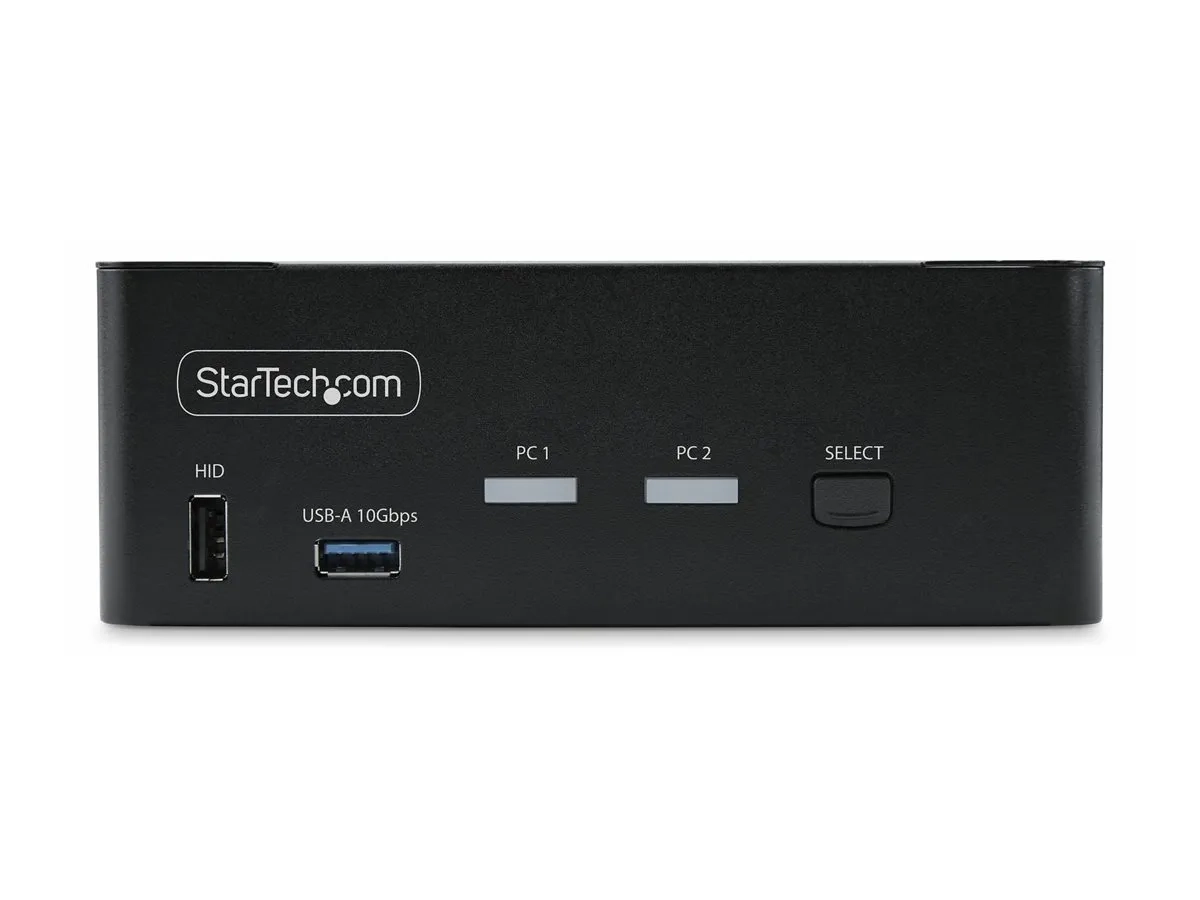StarTech.com Switch KVM DisplayPort 2 Ports, 8K 60Hz / 4K 144Hz, DP 1.4