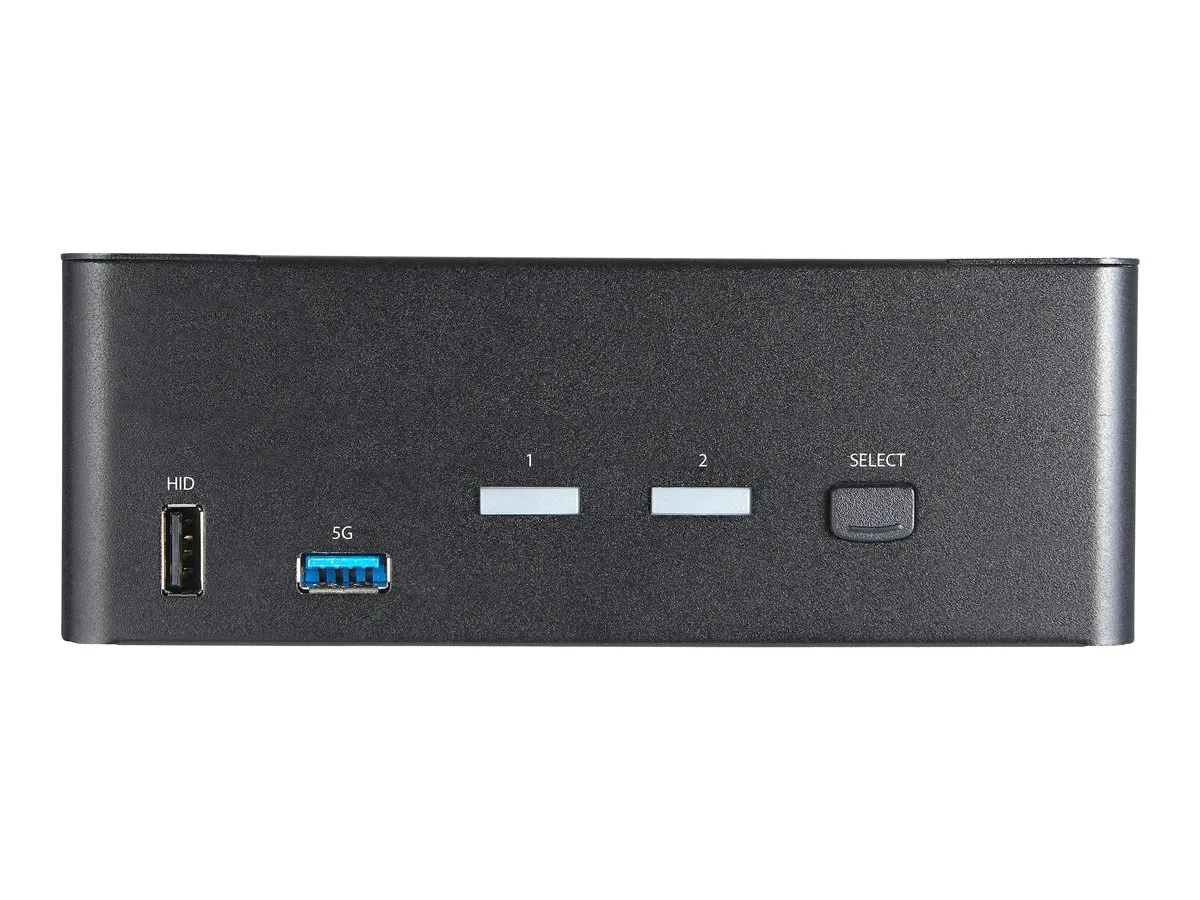 StarTech.com Commutateur KVM HDMI 2.0, 2 Ports, 2 Écrans
