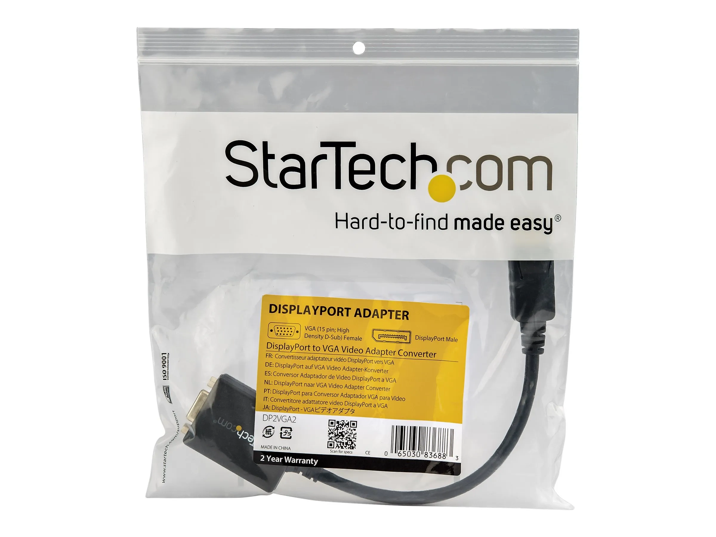 StarTech.com Adaptateur vidéo DisplayPort vers VGA