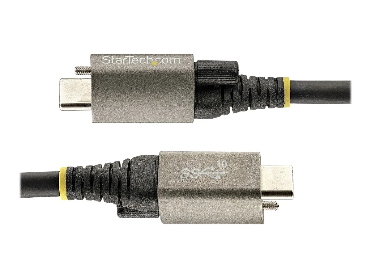 StarTech.com Câble USB C 10Gbps 1m à Verouillage par Vis Supérieure