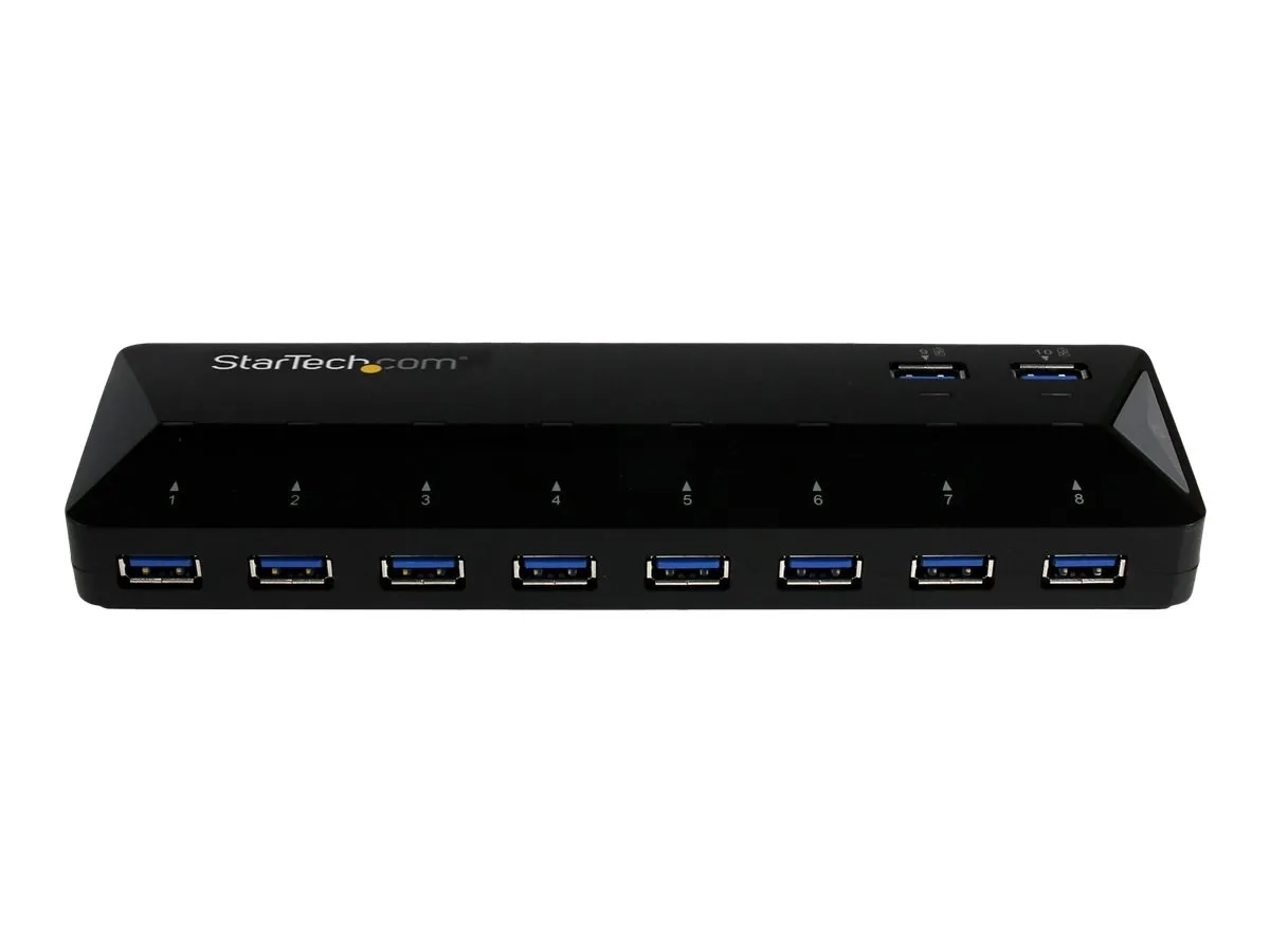 StarTech.com Hub USB 3.0 à 10 ports avec ports de charge et synchronisation