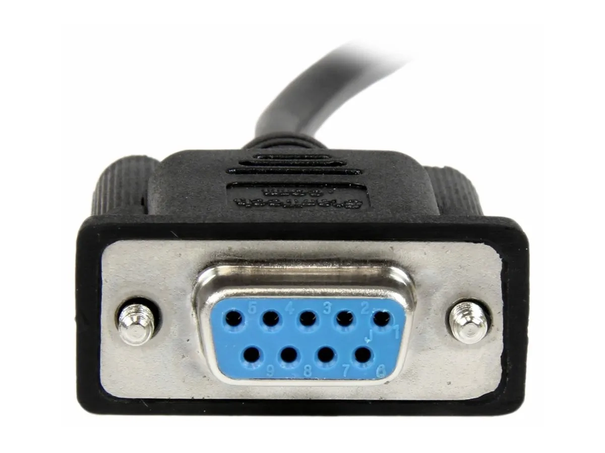 StarTech.com Câble null modem série DB9 RS232 de 1m