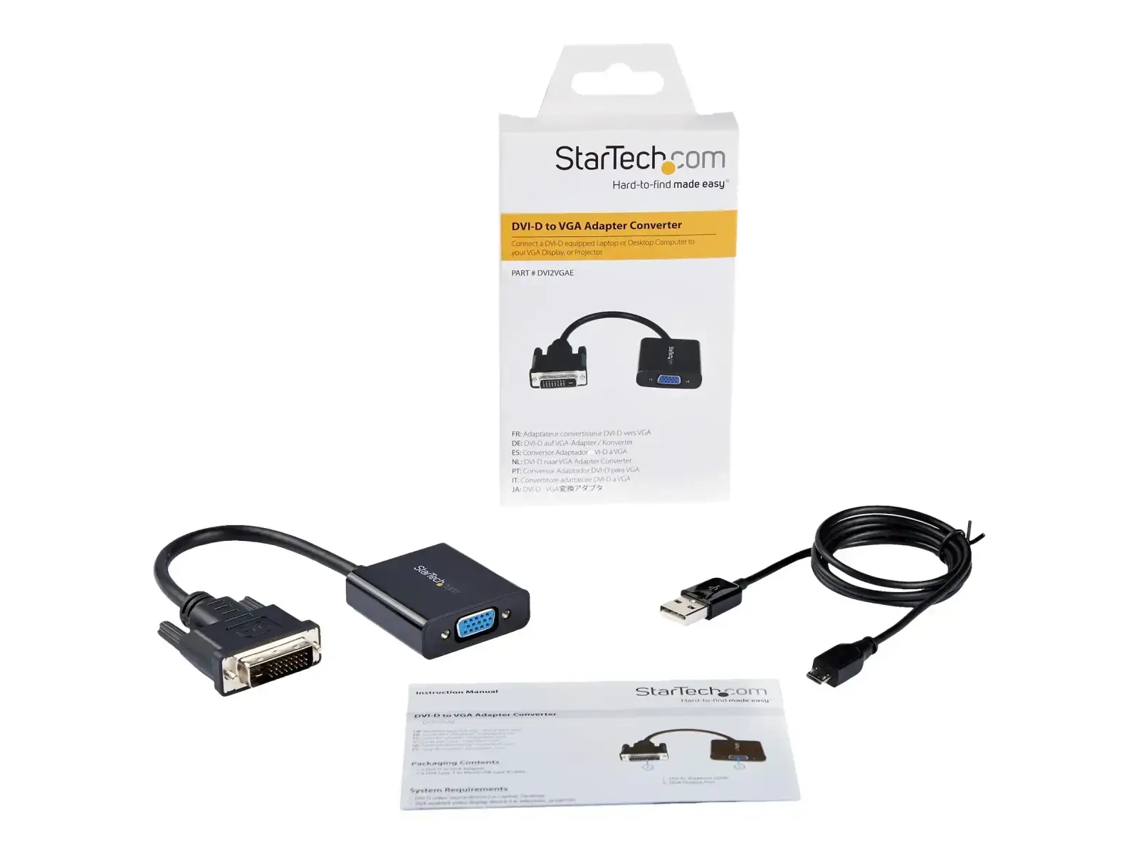 StarTech.com Câble adaptateur actif DVI vers VGA