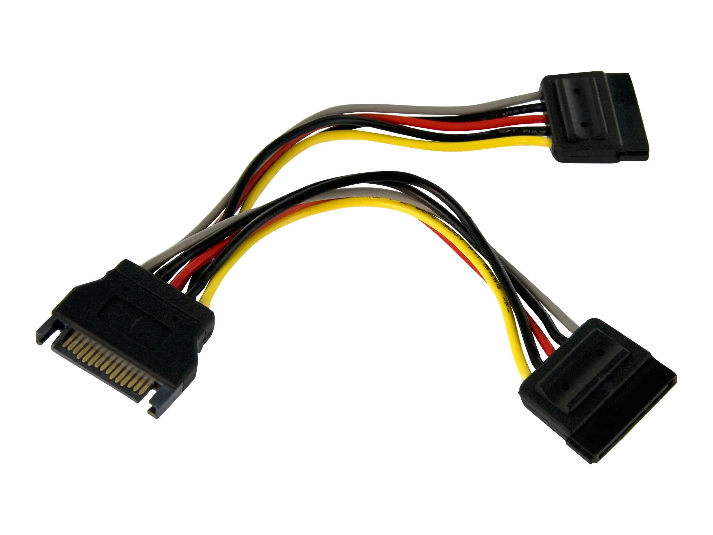 StarTech.com Adaptateur de câble répartiteur d'alimentation en Y SATA 15 cm