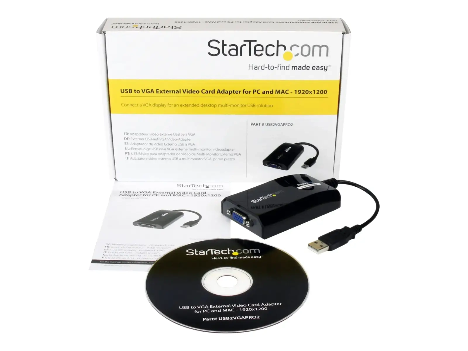 StarTech.com Adaptateur USB vers VGA 