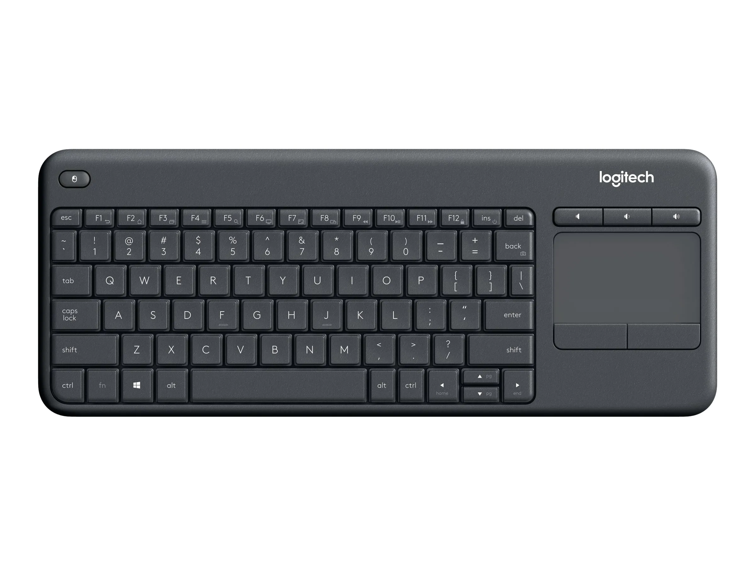 Clavier tactile sans fil Logitech K400 Plus