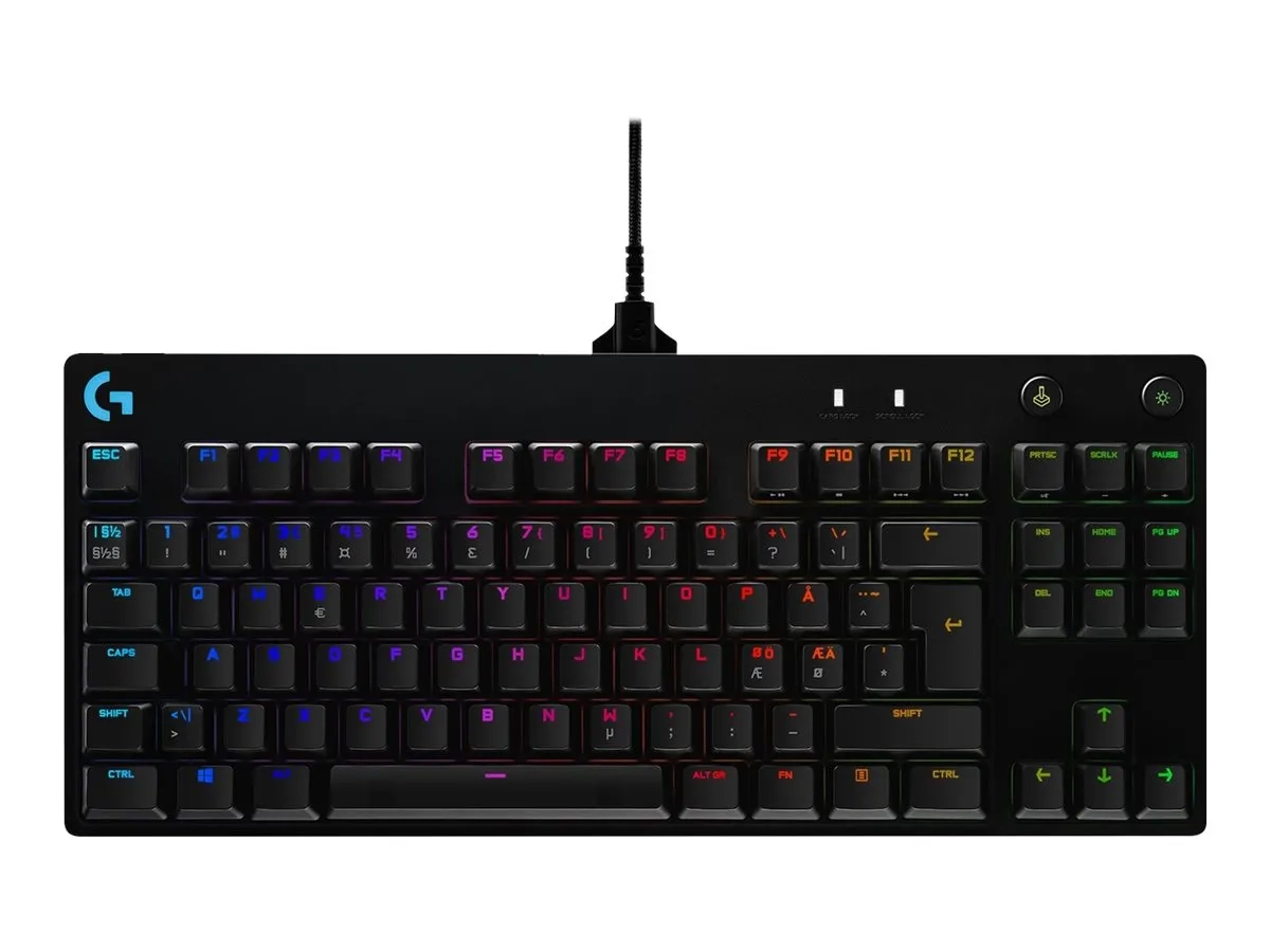 Logitech Clavier de jeu mécanique G Pro
