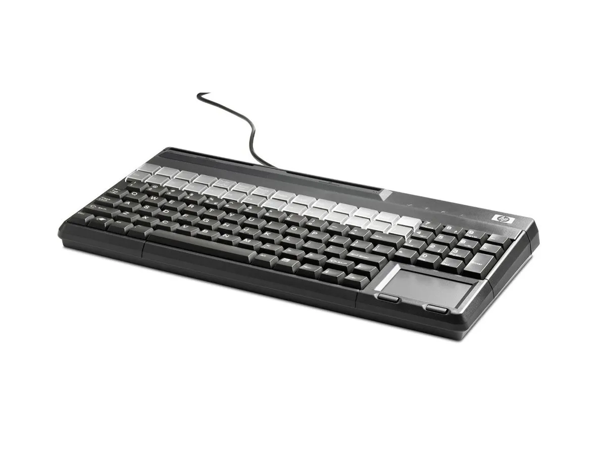 HP POS Keyboard with Magnetic Stripe Reader
