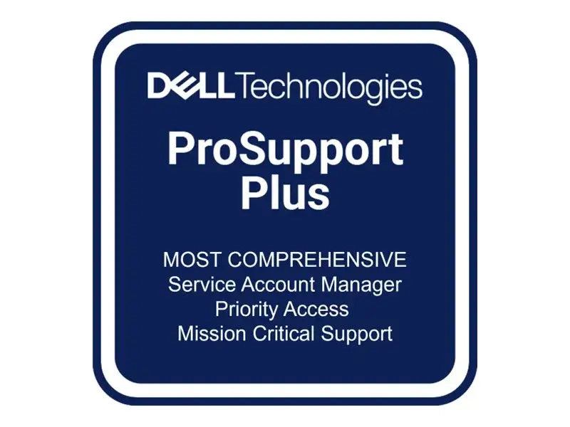 Dell Effectuez une mise à niveau de 3 ans Next Business Day vers 5 ans ProSupport Plus 4H Mission Critical