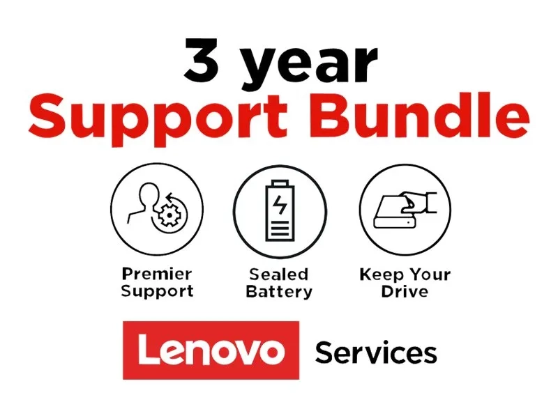 Lenovo Premier Support + Keep Your Drive + Sealed Battery
