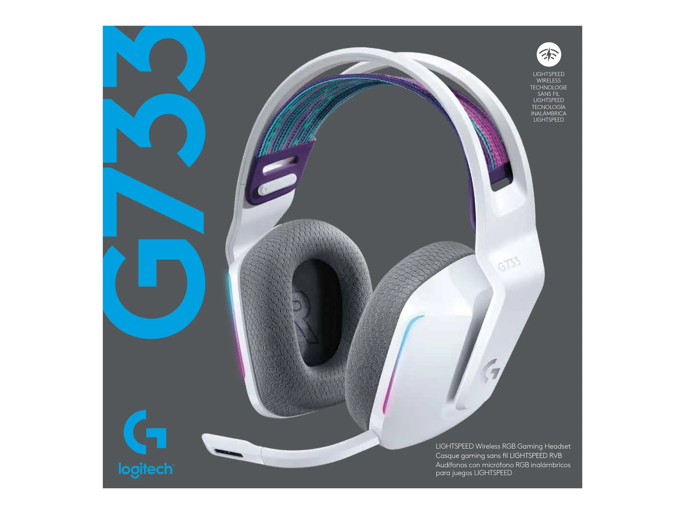 Logitech G G733 LIGHTSPEED Wireless RGB Gaming Headset