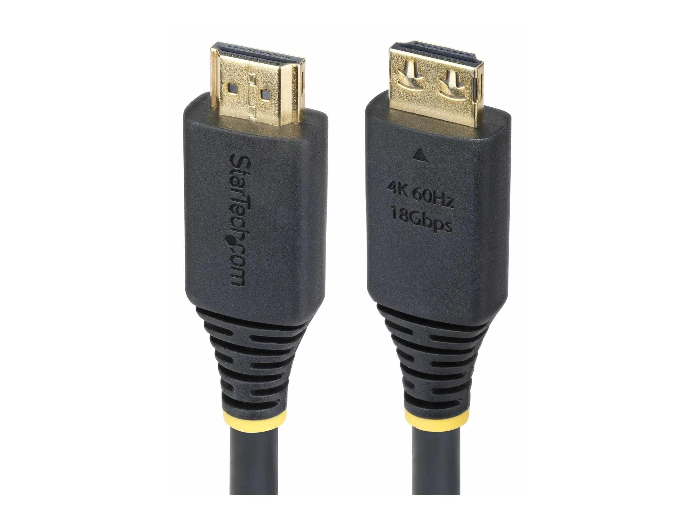 StarTech.com 3ft High Speed HDMI Cable w/Gripping Connectors, 4K 60Hz